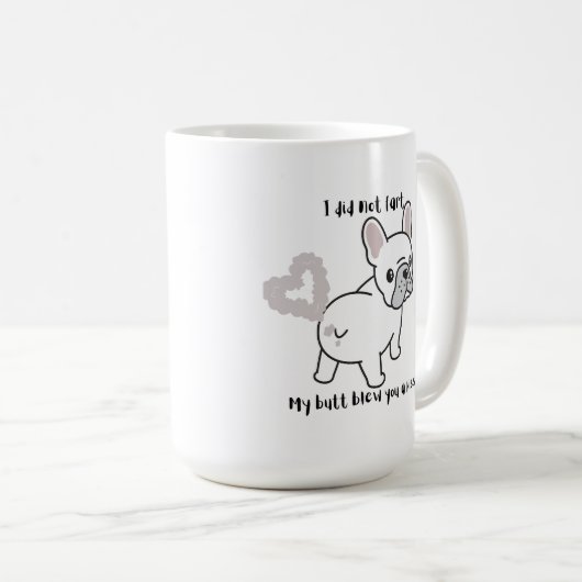 Je n'ai pas péché Frenchie mug (Devant droit)