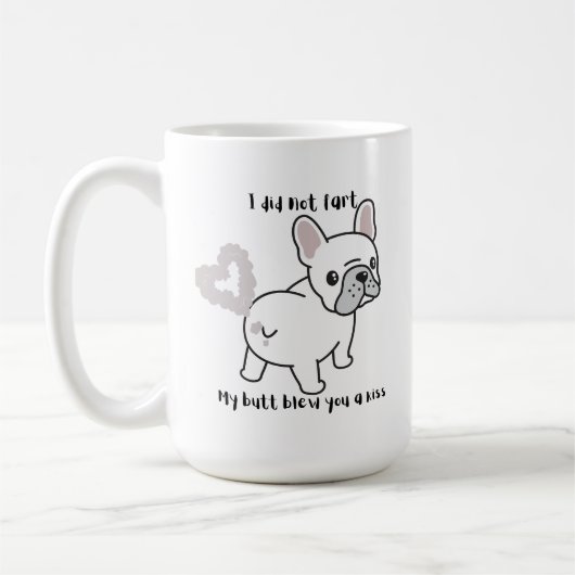 Je n'ai pas péché Frenchie mug (Gauche)