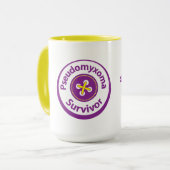 Je n'ai pas survécu au PMP… Tasse de sonnerie (Devant gauche)