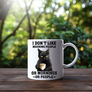 ‘Je n'aime pas les gens’ Café mug