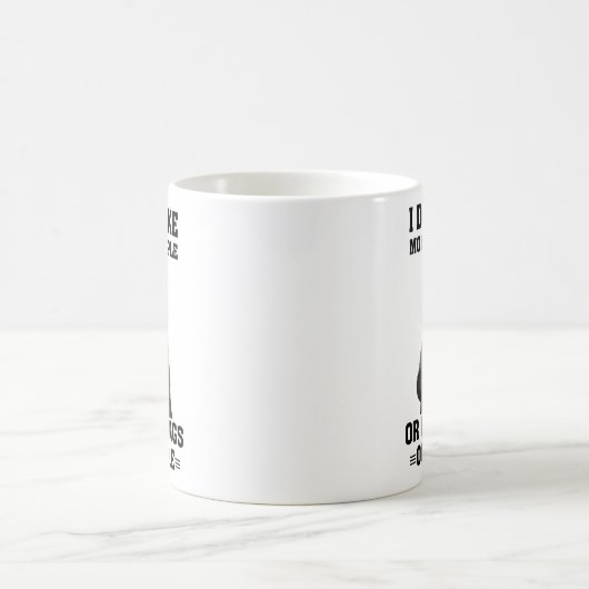 ‘Je n'aime pas les gens’ Café mug (Centre)
