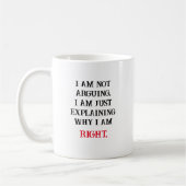 Je N'Argumente Pas, Mug De Café (Gauche)