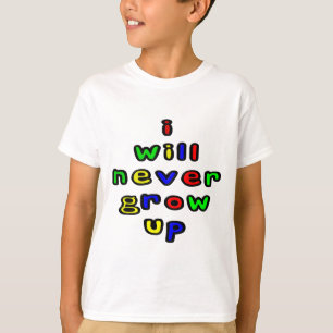 Je n'aurai jamais le T-shirt d'enfant