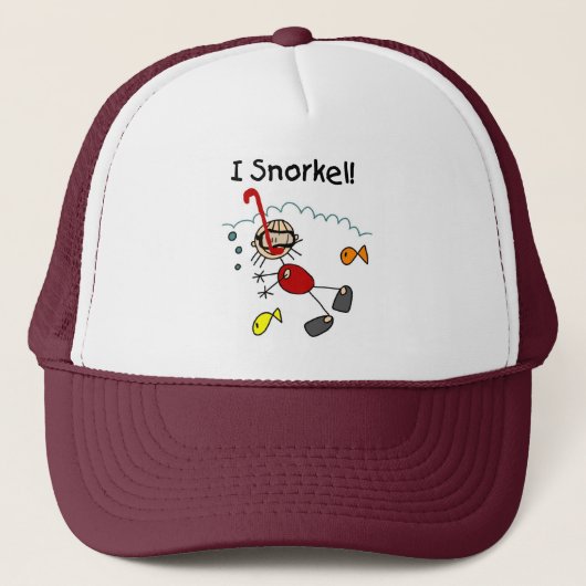 Je navigue au schnorchel casquette (Devant)