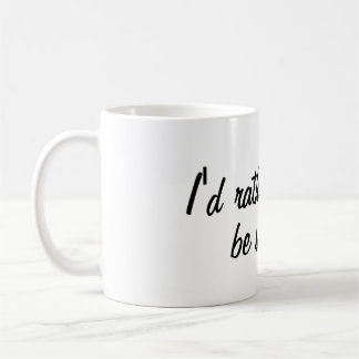 Je naviguerais plutôt la tasse de café