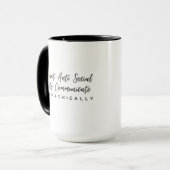Je Ne Communique Que De La Mug Télépathique (Devant gauche)