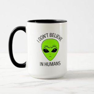 Je ne crois pas à la Mug de café humain