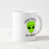 Je ne crois pas à la Mug de café humain (Devant droit)
