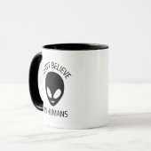 Je ne crois pas à la Mug de café humain (Devant gauche)