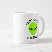 Je ne crois pas à la Mug de café humain (Devant droit)
