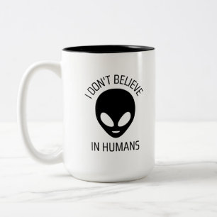 Je ne crois pas en l'humanité Mug à café