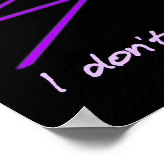 Je ne crois rien Poster (Coin)