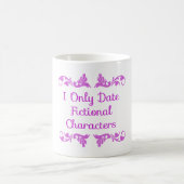 Je ne date que caractères fictifs café tasse (Centre)