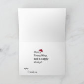 Je ne devrais pas faire cette carte de Noël de Sis (Intérieur)