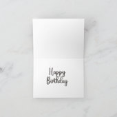 Je ne dis pas que vous êtes une vieille carte d'an (Intérieur)