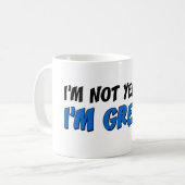 Je ne hurle pas, je suis grec ! Tasse drôle (Devant gauche)