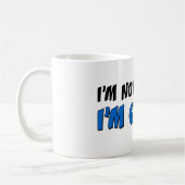 Je ne hurle pas, je suis grec ! Tasse drôle (Gauche)