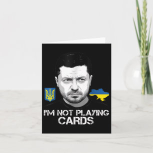 Je ne joue pas aux cartes Zelensky Trump Support