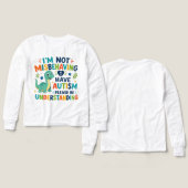 Je ne me comporte pas mal, j'ai de l'autisme (Motif Recto et Verso)