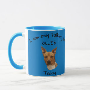 Je ne parle qu'à Pet aujourd'hui Mug personnalisée