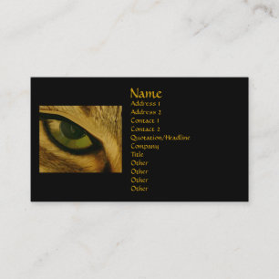 Je ne pense pas ainsi le carte de visite v1