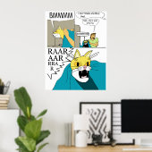 Je ne pense pas qu'elle aime ce poster (Bureau à domicile)