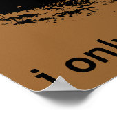 Je Ne Perds Jamais Dirt Vélo Motocross Poster (Coin)