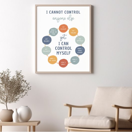 Je Ne Peux Contrôler Personne D'Autre Affiche De C