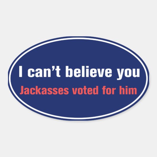 Je ne peux pas croire... Autocollant (Devant)