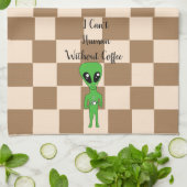 Je ne peux pas être humain sans serviette de café (Plié)