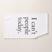 Je ne peux pas les gens d'aujourd'hui minimal simp (Serviette à main)