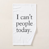 Je ne peux pas les gens d'aujourd'hui minimal simp (Serviette à main)