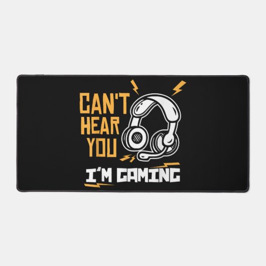 Je ne peux pas vous entendre Je suis Jeu - Gamer & (Recto)