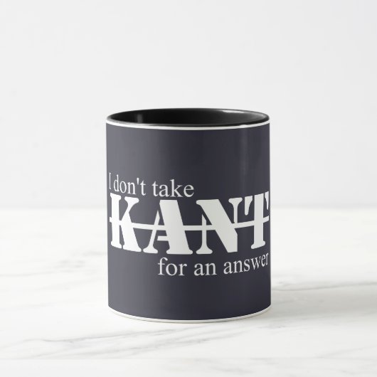 Je ne prends pas Kant Mug (Centre)