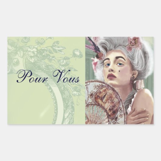 Je Ne Regrette Rien Pour Vous sticker (Voorkant)