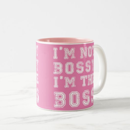 Je ne suis pas Bossy Mug (Devant droit)