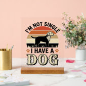 Je ne suis pas célibataire, j'ai un chien Design d (Mariage)
