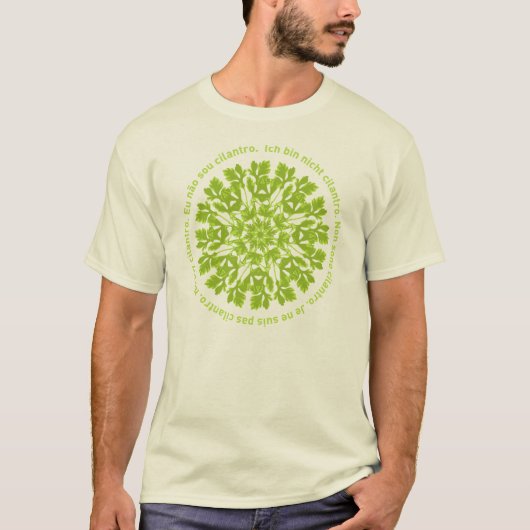 Je ne suis pas coriandre. T-shirt 02 (Devant)