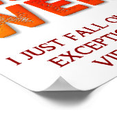 Je ne suis pas drôle bizarre Affiche (Coin)