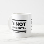 Je ne suis pas drôle de jugement Mug (Devant gauche)