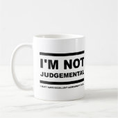 Je ne suis pas drôle de jugement Mug (Gauche)