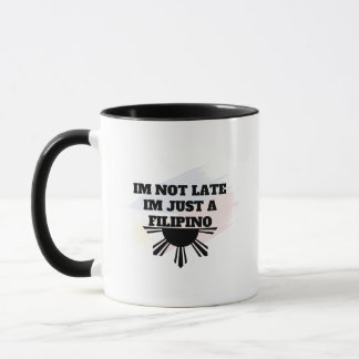 Je ne suis pas en retard, je suis juste un mug phi