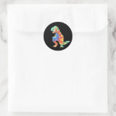 JE NE SUIS PAS EXTINCTE Stickers Logo Dinosaur (Sac)