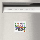 Je ne suis pas fou mais drôle Magnet Frigo (In Situ (Lave-vaisselle))