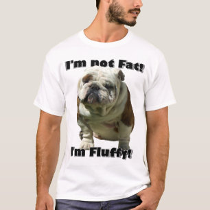 Je ne suis pas gros T-shirt de bouledogue