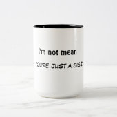 je ne suis pas moyen… vous suis juste une tasse de (Centre)