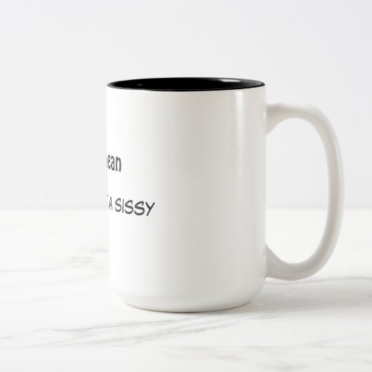 je ne suis pas moyen… vous suis juste une tasse de (Droit)