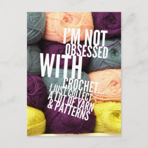 Je ne suis pas obsédée par la carte postale Croche
