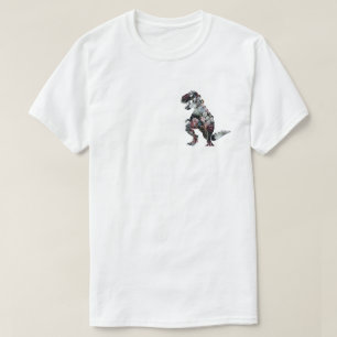"JE NE SUIS PAS" T-SHIRT FLORAL ÉTEINT DE BLANC D