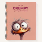 Je ne suis pas un Carnet Spiral Grumpy (Devant)